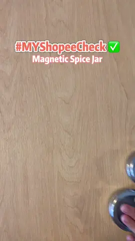 This magnetic spice jar can lock the freshness for seasoning and cooking 🧑‍🍳😍 #shopeecheck #shopeemy
