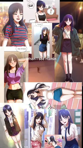 #thegirlfromrandomchatting #haminpark #hamin #foryou #anime #weeb #manhwa