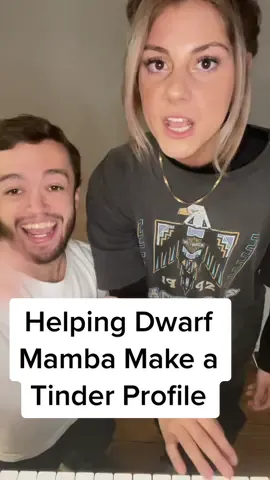 Helping Dwarf Mamba make a Tinder Profile ❤️🤦🏼‍♀️  @friendlyneighborhoodevan                      #fypシ #foryou #xyzbca #familytime
