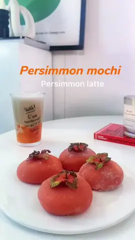 Bánh mochi hồng mềm siêu hot #anngonnaugon #mochi #hong #persimmon #banh