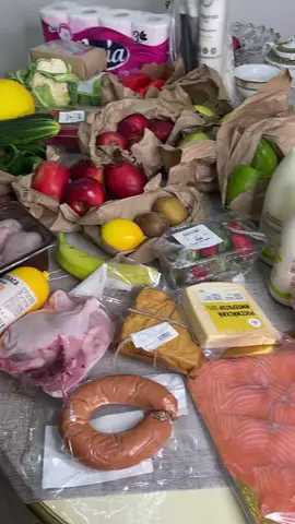 Заказала продукты на неделю. Мяса говяжьего много в холодильнике недавно брала. #обзорпокупок #покупкичееек #обзорпродуктов #продукты #продуктыпитания
