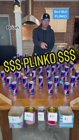 Red Bull PLINKO!! #moneygames #plinko #moneyball #FamilyFun #familygamenight #familytime