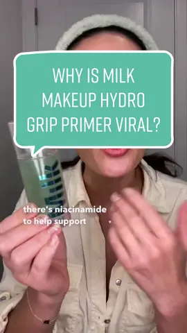 Why is@milkmakeup Hydro Grip Primer viral on TikTok? Skincare for the win! #skincare #makeup #milkmakeup