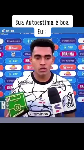 Autoestima é tudo #autoestima #meme #memefutebol #duqueiroz #entrevistafutebol #comedia #risada #humor #corinthians