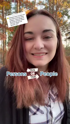 Reply to @agienglishonline Can I say “persons”?! #englishteacher #englishlanguage #english #fyp #ingles #inglesonline #inglesavanzado #advancedenglish