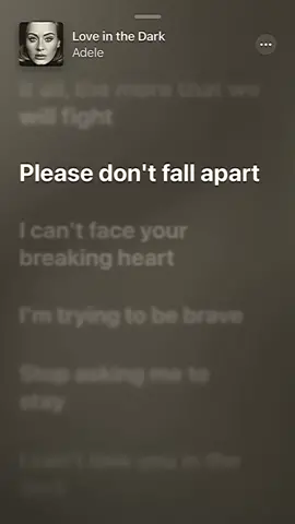 Love in the dark #loveinthedark #adele #song #lyric #foryou #fypシ #popular #viral #fyp