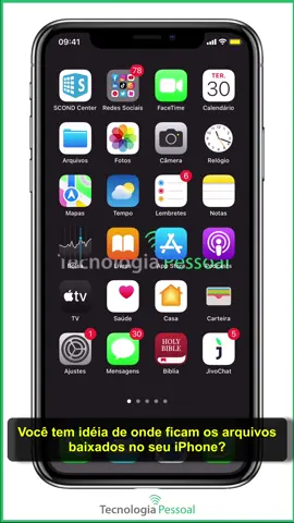 Você sabe onde ficam os arquivos baixados do seu iPhone?? #apple #suportetecnico #tecnologiapessoal #produtividadepessoal #superapple #helpdesk