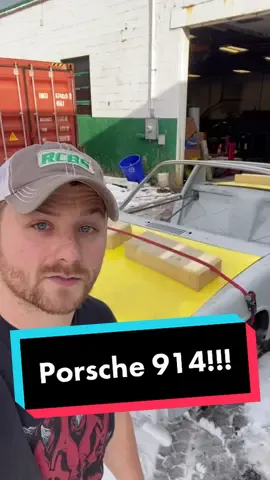 Porsche 914 has arrived!!! I’m excited to work with yo7 @ryankraws. Make sure you follow Ryan!! #cartok #porsche #fyp #foryou