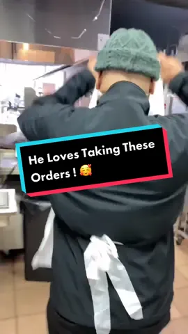 He loves taking these orders 🥰😆 #shelbyscanada #shawarmalover #arabtik  #arabtok #fyp #beefshawarma  #chickenshawarma