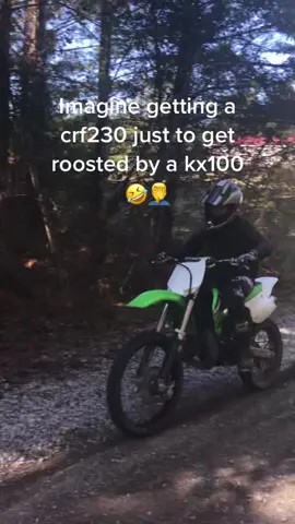 #ad #kx100 #crf230 @motocross.type.shit no hate to you