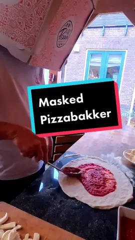 The Masked Pizzabakker! #pizza #pizzabyerik #pizzacartel #maskedsinger