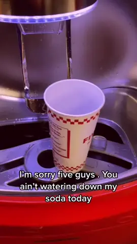 #stitch with @erikfnyc soda #fiveguys #food #fastfood #story #storytime #TheSplashDance #GiveWithAllYourHeart #NBCAnnieLive #funny #fyp #fypシ #fy #work #mcdonalds