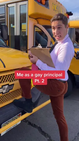 I’m not like other principals. I’m a cool principal. #gay #principal #school #fyp
