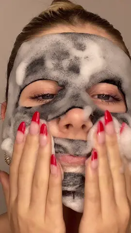 bubble face mask 🛁 #satisfying #skincare #skincareasmr #asmr