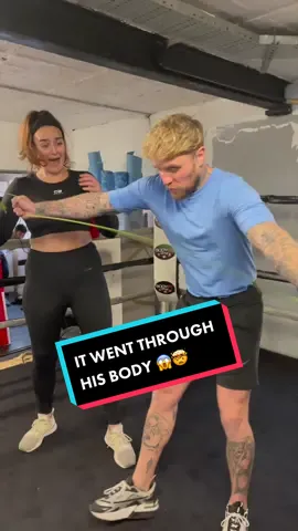 IT WENT THROUGH HIS BODY 😱🤯