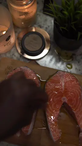 Salmon steak #foryoupage #Vlog