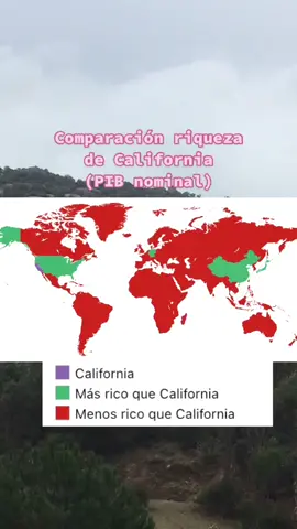 California es la quinta mayor economía del mundo🌍 #california #estadosunidos #riqueza #economia #mapa