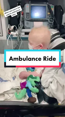 Wen u can get sum giggles at a time like this, boy is it a relief. #medicalmom #bellabrave #hospitallife  #hirschsprungsdisease #ambulance 💪🏻💗🤍🖤
