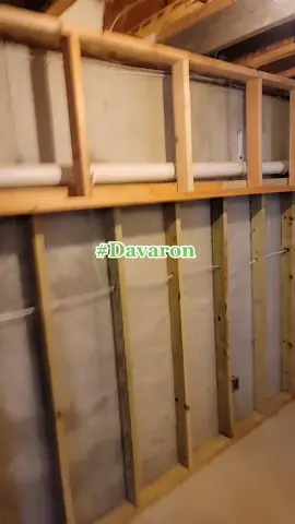 basic framing and the rough electrical installed#buildingtrades #framingconstruction #finishedbasement #livingarea