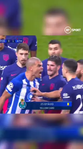 Everybody's a gangster until Pepe starts screaming in your face 😳 #porto #pepe #fcporto #ucl #championsleague #football