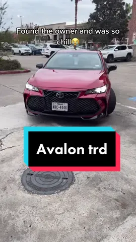 The video got cut off😭 I wish i reford the whole thing, she took off and it sound so nice #fy #fyp #avalon #trd #viral