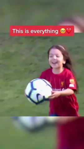 When Mo Salah's daughter scored in front of the Kop ❤️ #salah #mosalah #liverpool #ynwa #PremierLeague #Soccer