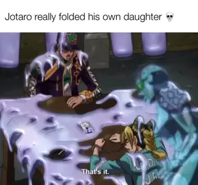Mf was cold with it 🥶💀 - JJBA Part 6 #fyp #foryou #anime #jjba #jojosbizarreadventure #jotaro #jolyne