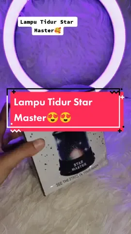 Lampu Tidur Star Master/Lampu kamar proyektor Mantul😍😍#fyp #fypdongggggggg #tiktokshop #racunintiktok #lamputidur #lampuproyektor