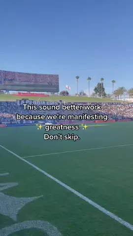 this sound better work. #fyp #ShareTheMagic #lagalaxy #Soccer #football #manifestation #manifest