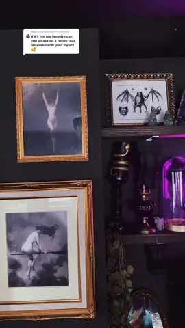 Reply to @hannahmay777  my toxic trait is switching my house style every year but I think I’ve finally found the one thats going to stick🥀 #darkinterior