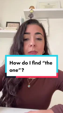 How do I find “the one”? #findingtheone #dating #relationshipadvice #fyp #datingadvice #esterperel #coaching