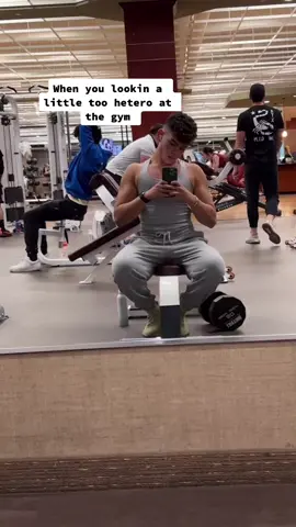 Gotta let the girlies know that I’m not checking them out 😭 #gym #Fitness #gay #lgbt #Pride #workout