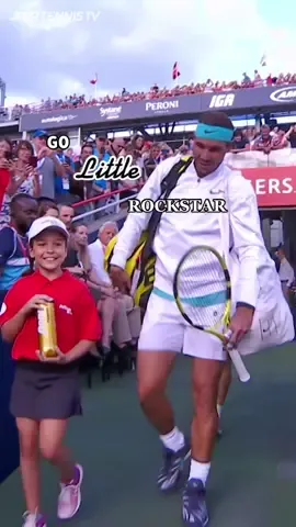 She’ll never forget that day 🌟 #tennis #nadal #wholesome