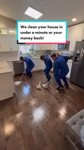 We clean your house in under a minute or your money back! @caleblabelle1 @the.labelle.family
