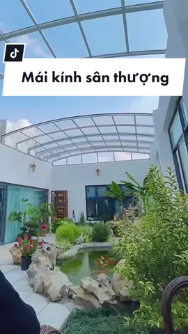 Giải pháp tránh mưa, gió, bụi cho sân thượng  #thietkenoithat #noithatdep #hoangdesigner