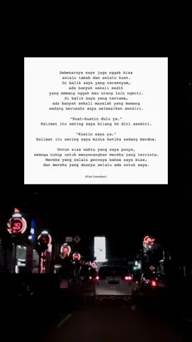 Tidak seberuntung wanita lain, tapi wanita lain belum tentu sekuat saya:)