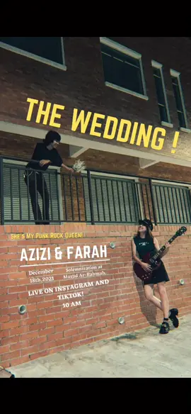 We’re getting married! Tomorrow 9.30 AM LIVE ON TIKTOK 📢📢💍🤵🏻👰🏻‍♀️ #fyp