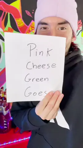 Pink Cheese Green Goes 🧀 @Arturo GB @lenay #fyp #GermanGarmendia