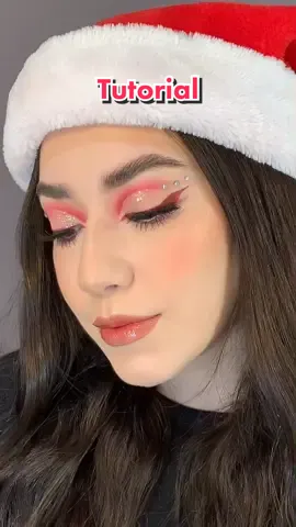 Tutorial XmasMakeup🎅🏻🤍 Super sencillo❤️ Ig:Airamlobomkp #xmasmakeup #makeup #maquillajetutorial #maquillajenavideño