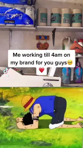 Any support is always appreciated.🤍#fyp #anime #onepiece #clothingbrand