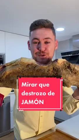 Mirar que DESTROZO DE JAMÓN #jamon #jamoniberico #parati #victorsanchegojamon