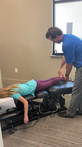 10 year old gets adjusted and loves it! #chiropracticadjustment #chiropractor #kidschiro #pop #drpopper #popping #kidstiktok #kidsoftiktok #kids