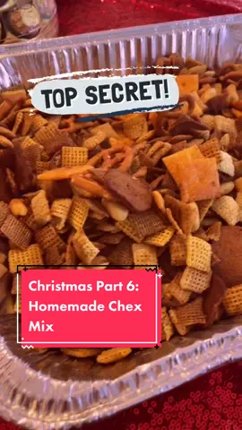 Christmas Part 6: Homemade Chex Mix #chexmix #christmasrecipe #homemade #christmassnack #EasyRecipes @generalmills