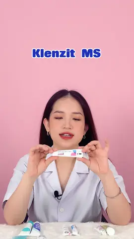 Review nhanh gel trị mụn Klenzit ms #skincaretips #klenzitms #trimun
