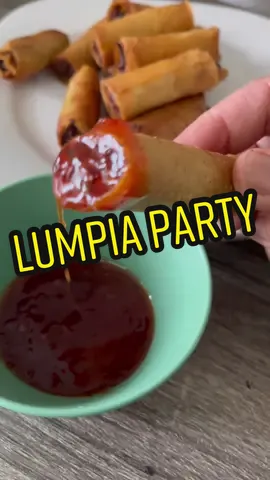 Perfect party food for one or more #filipino #filipinofood #lumpia #lumpiangshanghai #comfortfood #WhenRiftanSays #FoodTok #foodtiktok