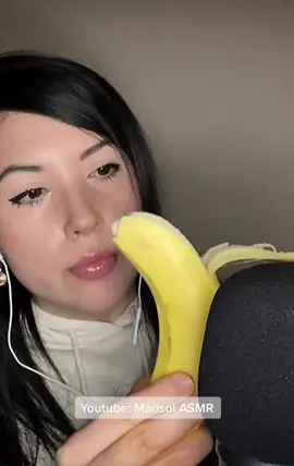 Nuevo Video en mi Canal!! ASMR Comiendo Plátano!! 😃🍌 #asmrcomiendo #asmreatingsounds #asmreating