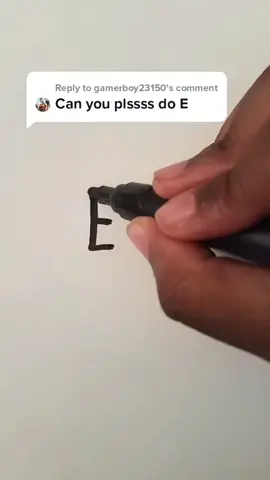 Turning the letter E into one of my most favorite animals, elephants!! #art #fyp #artistsoftiktok #myart #tiktokart #artlessons #trending #arttok