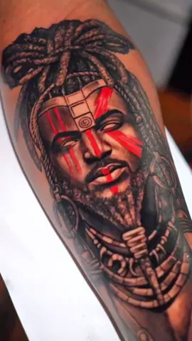 Tribal Warrior on the forearm. Justin@crea8tivesoul.com #orlando #tattooartist #crea8tivesoul #blackart #blacktattooartist #warrior