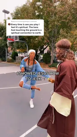 Reply to @oracleangelshop  you’re absolutely right 🦋🤸🏽‍♀️ @Thomaskateboards   #fyp #barefoothooper #dribbleonbeatgirl