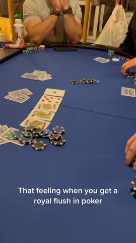 Royal flush ftw (literally) #poker #royalflush #texasholdem #ftw #vineyard #utah